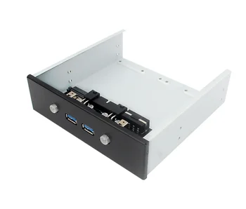 Оптический привод 5.25 с 2-канальным переключателем управления питанием жесткого диска и 2 разъемами USB3.0 для настольных ПК