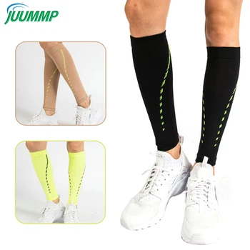 1 пара Компрессионных носков для икр, мужские и женские носки для ног, компрессионная шина для голени, облегчающая боль в икрах, варикозное расширение вен, бег, Езда на велосипеде