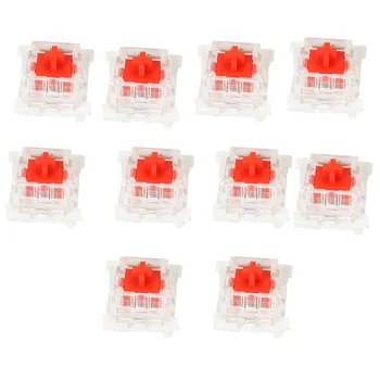 10 шт. пластик для замены клавиатуры с механическим переключателем Cherry Red 3 Pin MX RGB
