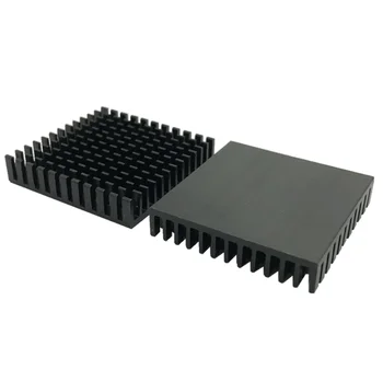 10шт 40*40*8 мм алюминиевый радиатор радиатор процессора Электронные и электрические компоненты маршрутизатора охлаждающий блок 1