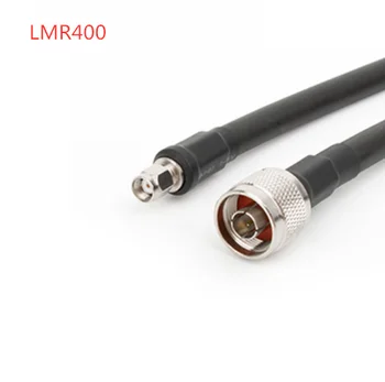 1шт Штекер N Male to RP SMA штекерный разъем LMR400 Удлинитель кабеля Перемычка с косичкой WIFI антенна 0,1-20 м