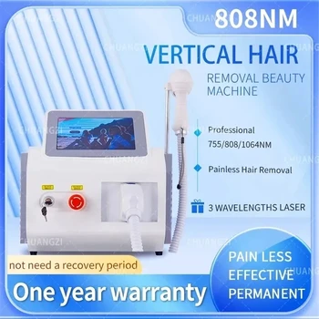 2023 новая профессиональная машина для удаления волос диодным лазером 808 нм, 2000 Вт, высокая мощность 755 808 1064 нм, три длины волн