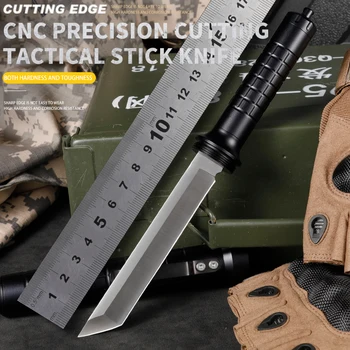 7CR13MOV Походный нож для самообороны с алюминиевой ручкой, портативный нож для защиты на открытом воздухе, мужской подарок, охотничий нож для выживания