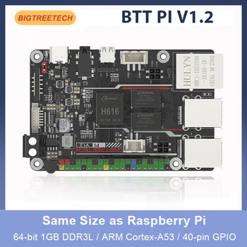 BIGTREETECH BTT PI V1.2 Плата Четырехъядерный Cortex-A53 2,4 G WiFi 40Pin GPIO VS Raspberry PI 3B Оранжевый Pi Для 3D-принтера Klipper DIY