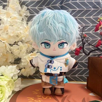 Chongyun 20 см Плюшевая кукла Genshin Impact с Одеждой, аниме, игрушки для Косплея, Аксессуары, подарки для детей
