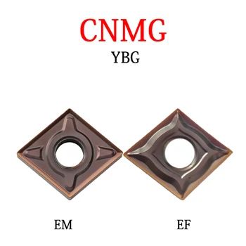 CNMG 120404 120408 120412 160608 160612 160616 EM EF YBG102 YBG202 YBG205 YBG302 Твердосплавные пластины с ЧПУ Токарные инструменты для токарной обработки металла