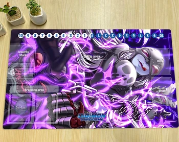 Digimon Playmat Lady Devimon DTCG TCG CCG Коврик Для Настольной Игры, Коврик для Карточной Игры, Изготовленный На Заказ Аниме Коврик Для Мыши, Резиновый Настольный Коврик и Бесплатная Сумка