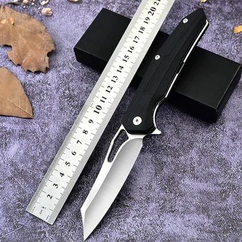EDC Ножи Складной Нож EDC Multi Высокой Твердости D2 Лезвие G10 Ручка Подходит для Охоты Кемпинга Выживания На открытом Воздухе Повседневной Переноски