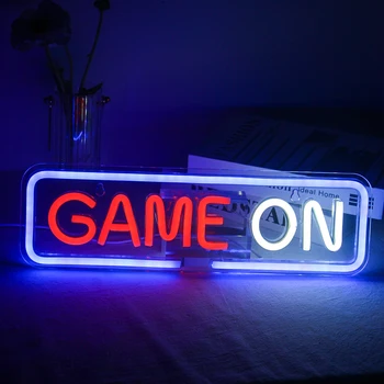 Ineonlife Gamer On Neon Lights Пользовательская Светодиодная Вывеска В стиле Панк Для Мужчин, Дизайн Спальни для Мальчиков в Общежитии, Дополнения К Декору Комнаты, Персонализированные