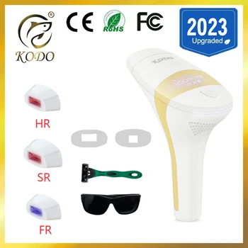 KODO 2023 Новая лазерная эпиляция волос Дропшиппинг Лидер продаж Лазерный Эпилятор Постоянный IPL Безболезненный Фотоэпилятор 900000 Вспышек