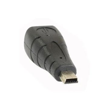 Mini Micro USB 5pin stecker auf USB 2,0 B Typ Weibliche Drucker Scanner Adapter stecker M/F Hohe qualität 1