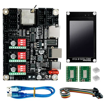 MKS DLC32 32 Бит GRBL Автономный контроллер TS35-R ЖК-дисплей Для CNC3018 MAX PRO Upgrade Kit, Гравировальный станок с ЧПУ