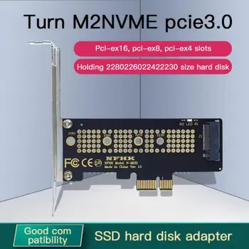 NVMe PCIe M.2 NGFF SSD Для PCI-E X1 Карта адаптера PCI-E M.2 с Кронштейном Для 2230-2280 Размер M2 Pcie Адаптер X4 X16 Бесплатная Доставка