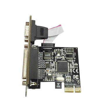 PCI Express от 1X до одного Последовательного Параллельного порта Плата расширения Ввода-вывода PCIe riser card TXB069