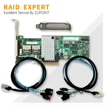 RAID-КОНТРОЛЛЕР LSI 9264-8i SAS 6GB PCI-E 256M с картой расширения RAID, в комплект входит SFF-8087 - (4) 7-контактный кабель SATA