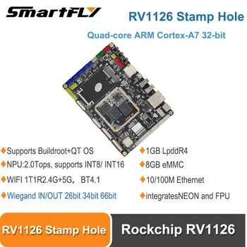 Thinkcore TC Rockchip RV1126/ RV1109 Наборы для разработки с отверстиями для штамповки Четырехъядерный процессор ARM Cortex-A732-bit 2.0 с поддержкой NPU Linux