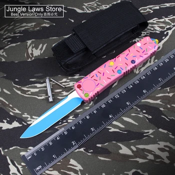 UTX85 Десертные Ножи Warrior MICRO ULTRA OTF TECH Knife Drop Point С Одинарным Лезвием EDC, Тактические Карманные Ножи для Самообороны A114