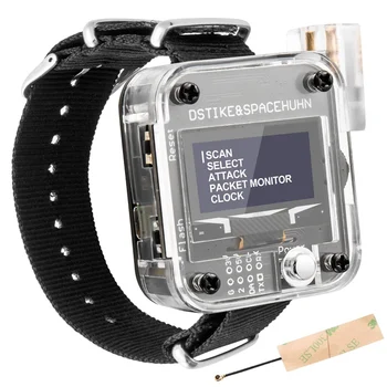 WiFi Deauther Watch V3 ESP8266 Программируемая плата разработки Носимые умные часы OLED/Контроль/Тестовый инструмент ЛОТ
