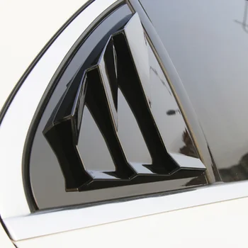 Автомобильный Стайлинг Заднее стекло Треугольные Жалюзи декоративная панель Крышка Наклейки Отделка Для Mercedes Benz CLA C117 Class Автоаксессуары