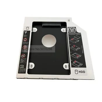 Алюминиевый 9,5 мм SATA 2nd HDD SSD Жесткий диск с оптической рамкой Caddy для Dell Inspiron 1588 UJ8FB