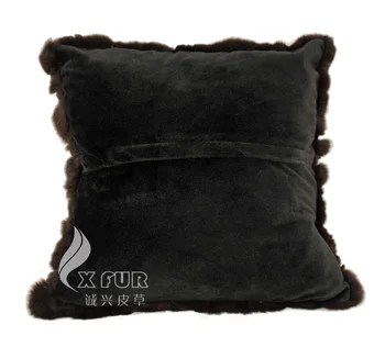 Бесплатная доставка CX-D-27B, модная зимняя меховая накидка на Талию, квадратная подушка для домашнего Декора 3
