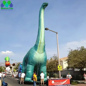 большой надувной динозавр Брахиозавр Высотой 8 м Надувное животное для украшения праздничных вечеринок