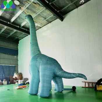 большой надувной динозавр Брахиозавр Высотой 8 м Надувное животное для украшения праздничных вечеринок 5