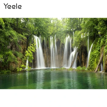 Весенний природный пейзаж Yeele, Фон для фотосъемки с водопадом, декоративные фоны для фотостудии