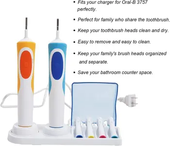 Держатель электрической зубной щетки для Braun Oral B Кронштейн Подставка для зубной щетки для ванной Комнаты Базовый держатель Головки щетки База с отверстием для зарядного устройства