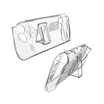 Для ROG Ally Прозрачный чехол Противоударный Чехол для игровой консоли с кронштейном, защищающий от пота