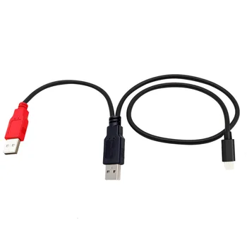 Для мобильного принтера на жестком диске Y-образный Кабель для передачи данных с двойной головкой USB-B USB 2.0 Micro Mini 5pin Type-c Внешний USB-источник питания 0,8 м