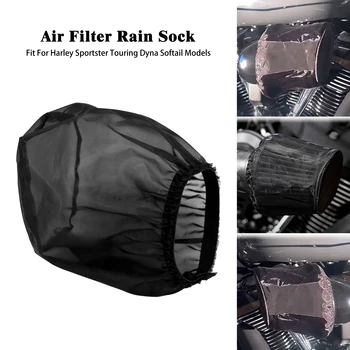 Защитный чехол для воздушного фильтра мотоцикла, Тяжелый Сапун, Воздушный фильтр, Непромокаемый Носок для Harley Sportster Touring Softail Dyna