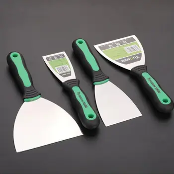 Компактный набор ножей для швов, ножи для шпаклевки, многофункциональный скребок для маляра, пластиковая ручка 2