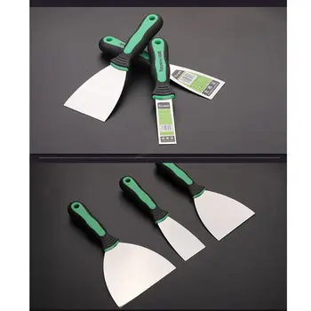 Компактный набор ножей для швов, ножи для шпаклевки, многофункциональный скребок для маляра, пластиковая ручка 3