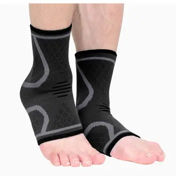 Компрессионные носки для футбола, баскетбола, артрита, Спортивная защитная повязка, Обезболивающий бандаж для растяжения связок, поддержка голеностопного сустава