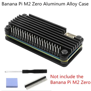 Корпус из алюминиевого сплава BPi M2 Zero Защита корпуса Металлический корпус Пассивное охлаждение для Banana Pi M2 Zero с отверткой 0