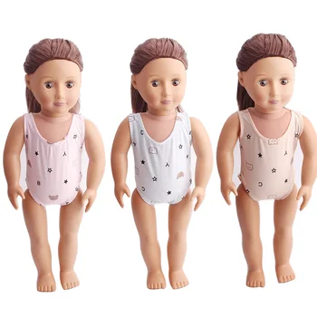 Кукольная одежда Kawaii Платье в стиле колледжа, одежда подходит для 18-дюймовых американских кукол и 43-сантиметровых кукол для новорожденных, подарки для девочек-Барби 3