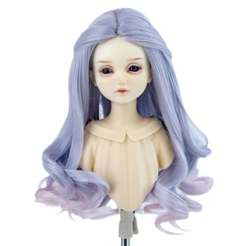 Кукольные Парики 1/4 7-8 дюймов с Длинными Волосами из Высокотемпературного Шелка для BJD/SD/Smart Doll/MSD/Minifee/Yosd Аксессуары для Кукол