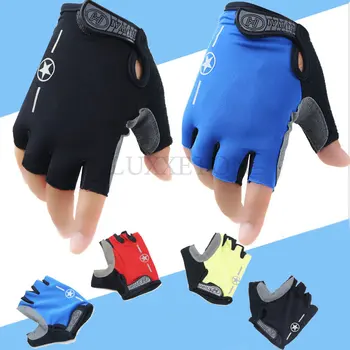 Летние мужские/женские автомобильные перчатки Для занятий тяжелой атлетикой, велоспортом, Йогой, бодибилдингом, Тонкие дышащие нескользящие перчатки на половину пальца