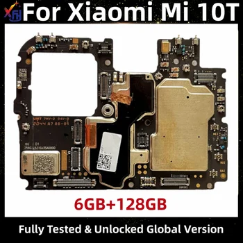 Материнская плата MB для Xiaomi 10T 5G, Оригинальная разблокированная основная плата с полноценными чипами, материнская плата, M2007J3SY