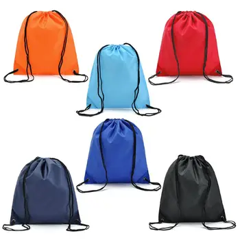 Многоцветный рюкзак с завязками, сумки для спортивной подпруги, рюкзак на шнурке, сумки для хранения в спортзале, путешествия