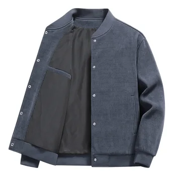 Мужская куртка 2023, Новая Осенняя Мужская Бейсбольная куртка, Корейская Модная Повседневная Свободная Универсальная мужская одежда, Большие Размеры 9xl