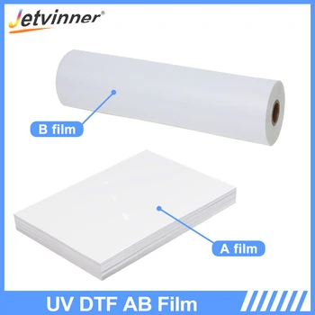 Наклейка для переноса пленки A3 UV DTF AB на УФ DTF принтер Прямой печати на пленке на Пластик Силикон Металл Акрил Стекло Кожу