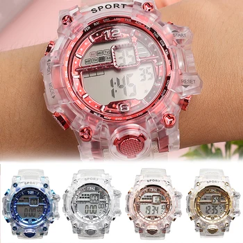 Новые мужские женские детские Водонепроницаемые модные многофункциональные спортивные цифровые электронные часы reloj de mujer