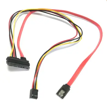 Новый комбинированный кабель для передачи данных 2-в-1 7Pin SATA + 4Pin FDD Floppy Power 7 + 15 Pin 22pin SATA для совместного подключения жесткого диска HDD