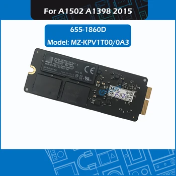 Оригинальный твердотельный накопитель PCIe SSD MZ-KPV1T00/0A3 1 ТБ SSUBX 655-1860D Для Macbook Pro Air Retina A1466 A1502 A1398 2015