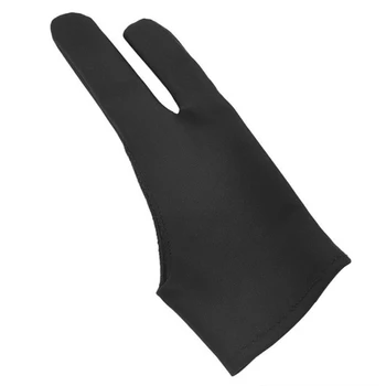 Перчатки Черные 2-пальцевые Перчатки для рисования Wacom, цифровой вкладки