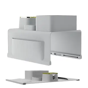 Подстаканник для дивана Силиконовый держатель для напитков для подлокотника дивана с боковыми карманами Универсальный органайзер для подлокотника дивана с двусторонним
