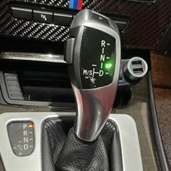 Ручка Рычага Автоматического Переключения передач со Светодиодной Подсветкой для BMW 1 3 5 6 Серии E90 E60 E46 2D 4D E39 E53 E92 E87 E93 E83 X3 E89