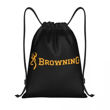 Рюкзак на Шнурке Browning Спортивная спортивная сумка для женщин и Мужчин, сумка для Покупок